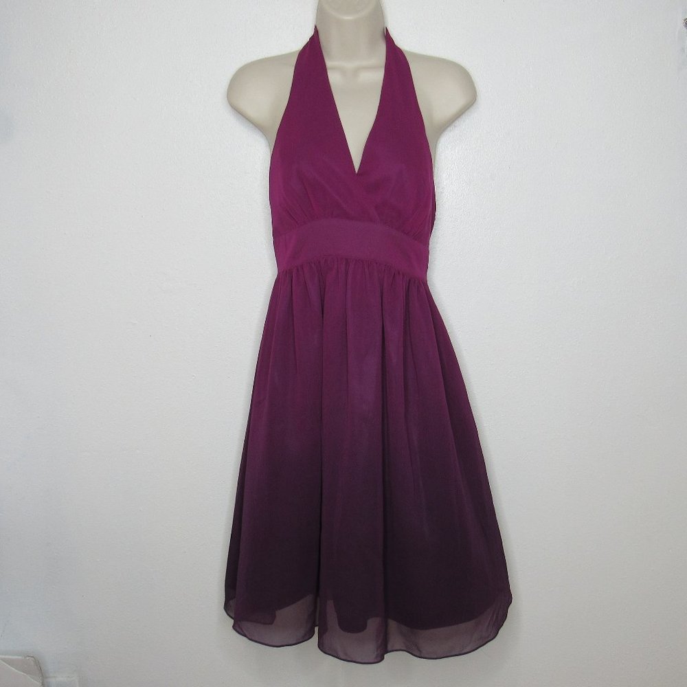 Express V-Neck Cocktail Tie Back Dress Size S